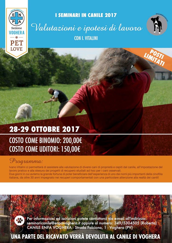 Voghera (PV) 28 e 29 ottobre 2017 - Ivano Vitalini: Valutazioni e Ipotesi di lavoro