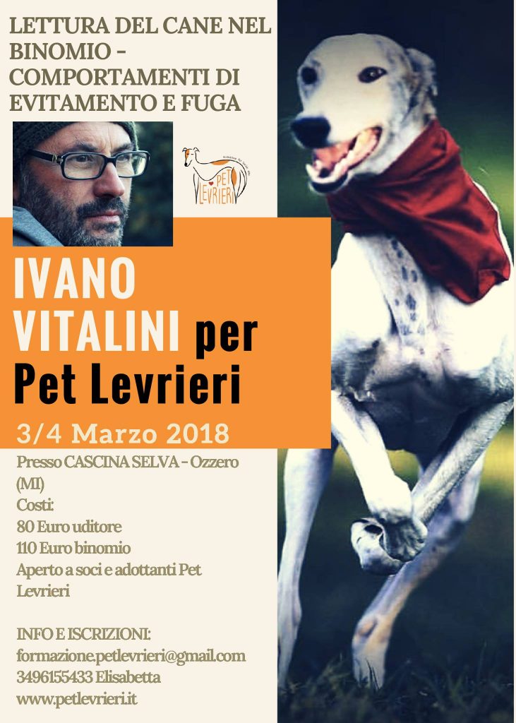 Ozzero (MI) 3 e 4 Marzo 2018 - Lettura del cane con Ivano Vitalini